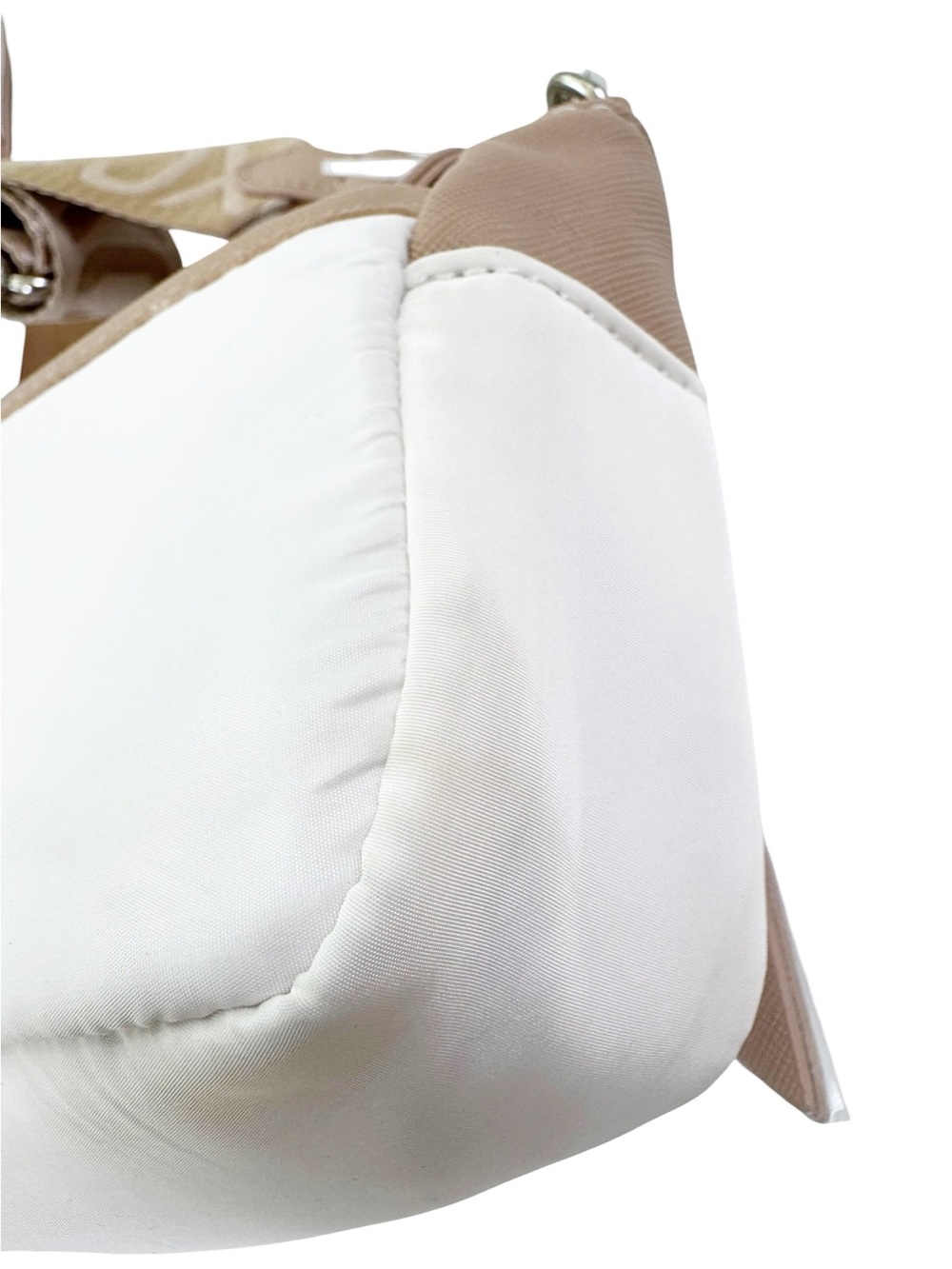NWT Steve Madden Move Utility Crossbody Bag Cream and Tan With FLAWS - Picture 9 of 14